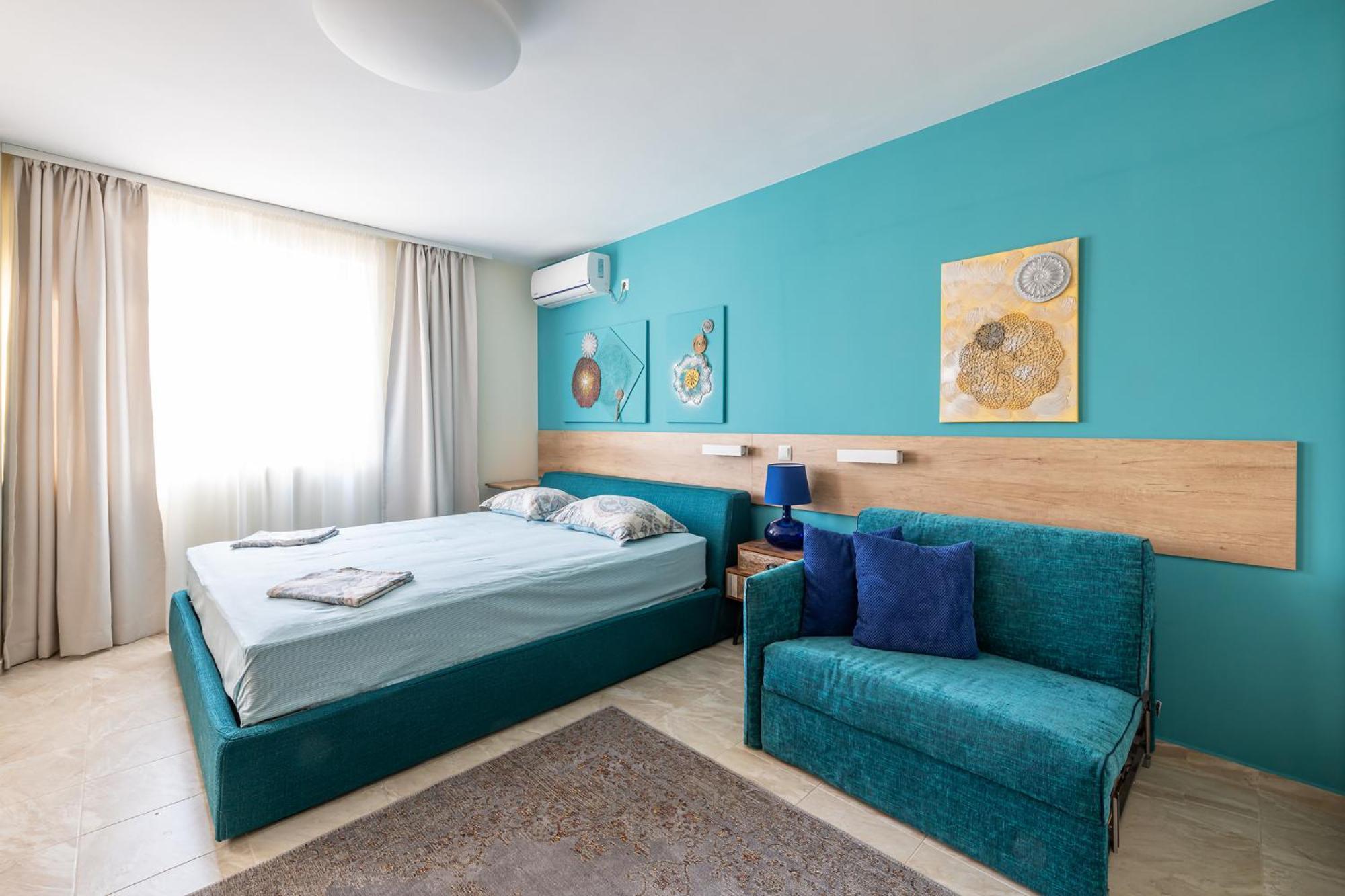 Turquoise Lejlighed Pomorie Eksteriør billede